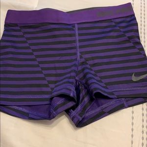 purple size small nike pros